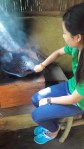 Roasting coffee bali
